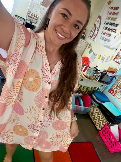 Women’s Oversized Shirt in Urchin Bliss
