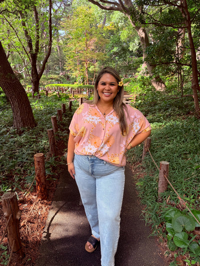 Women’s Oversized Shirt in Guava Jelly