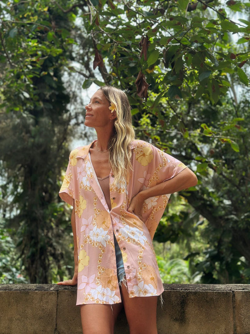 Women’s Oversized Shirt in Guava Jelly
