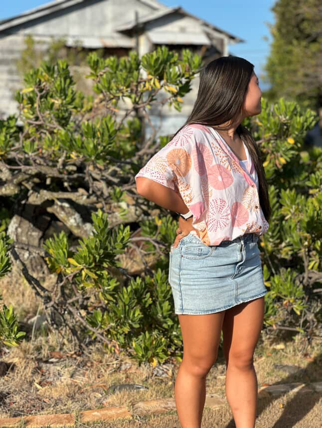 Women’s Oversized Shirt in Urchin Bliss