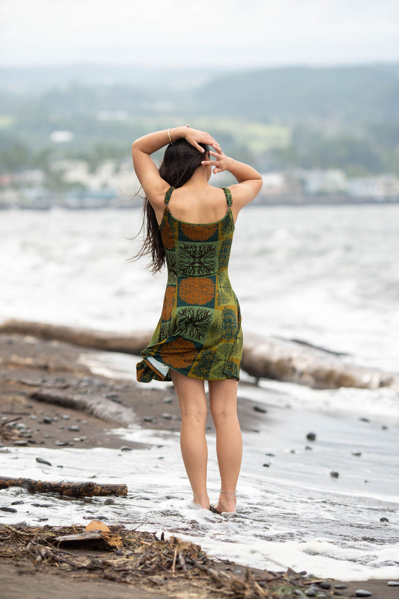 Women's Cami Dress in Limu Small