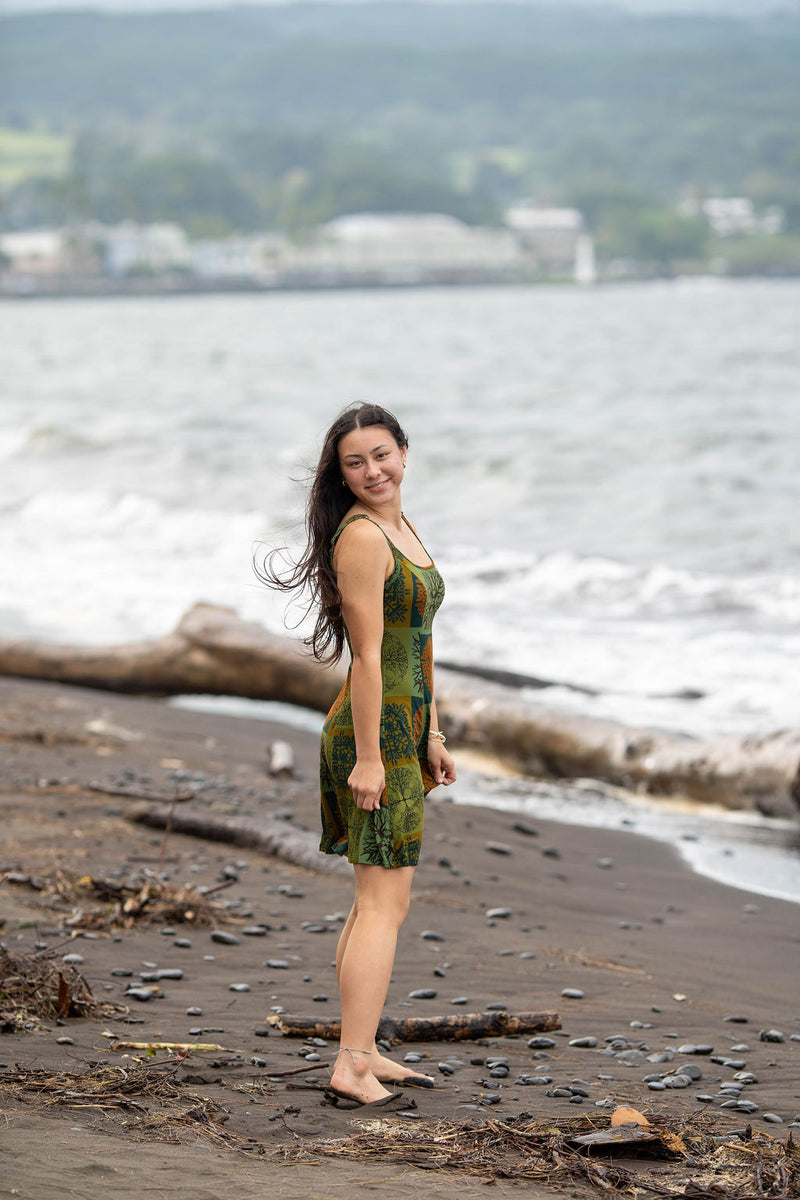 Women's Cami Dress in Limu – Paradise Now Hawaiʻi