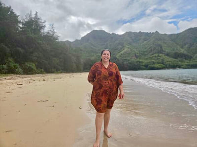 Women's Shirt Dress in Autumn Hau