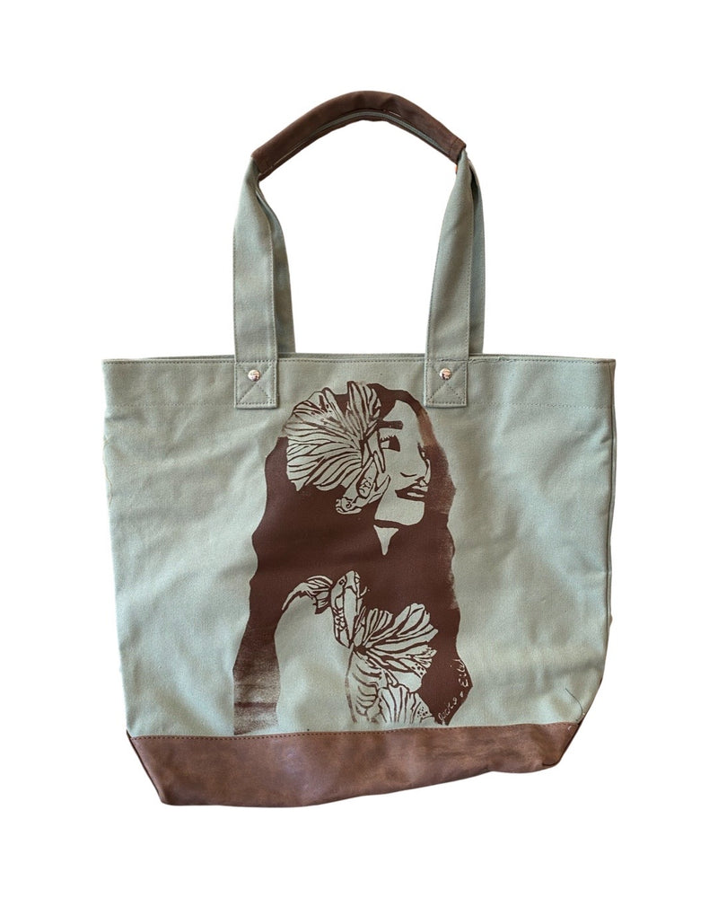 Pisces Wahine Leather Tote