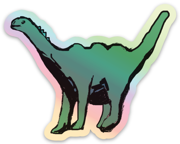Shakasaurus Sticker