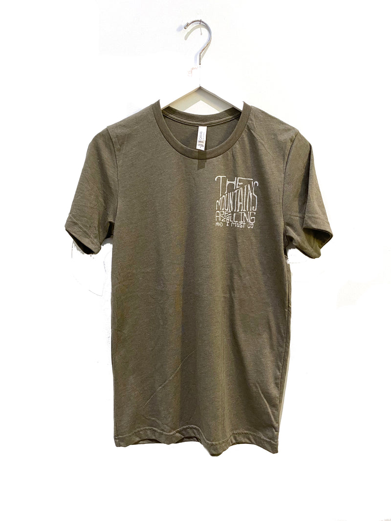 Mauna Men’s Tee In Olive (Wholesale)