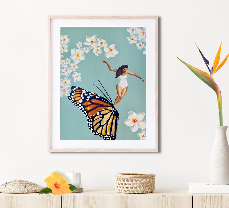 Fly Away With Me Matted Print