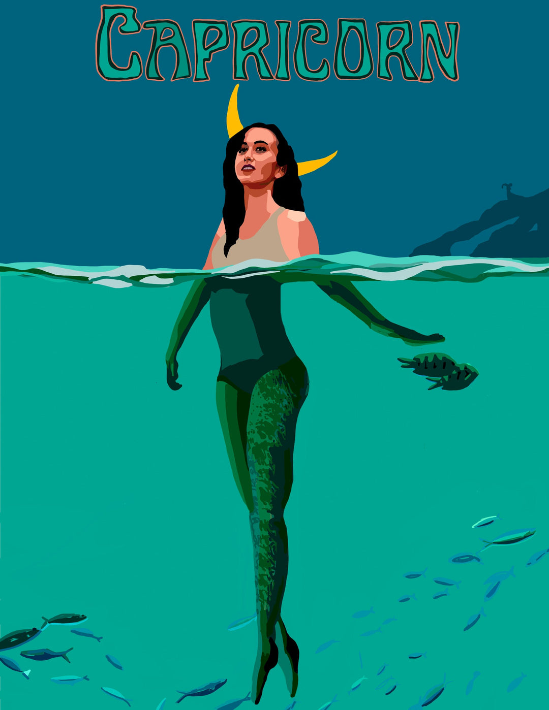 Capricorn Zodiac Card – Paradise Now Hawaiʻi