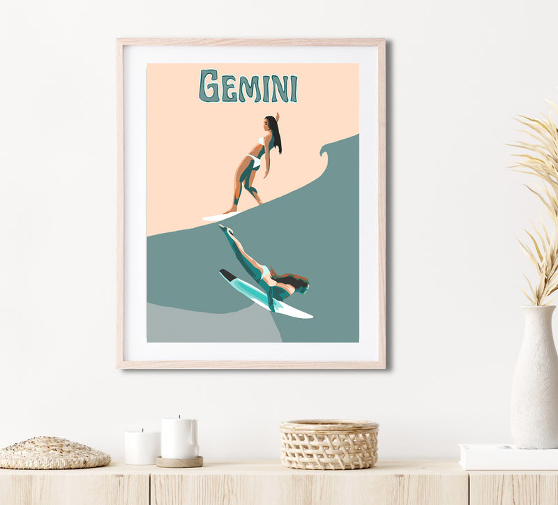 Gemini Matted Print
