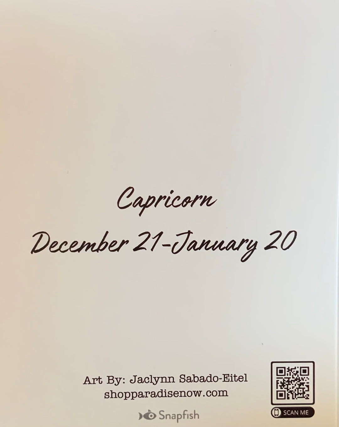 Capricorn Zodiac Card – Paradise Now Hawaiʻi