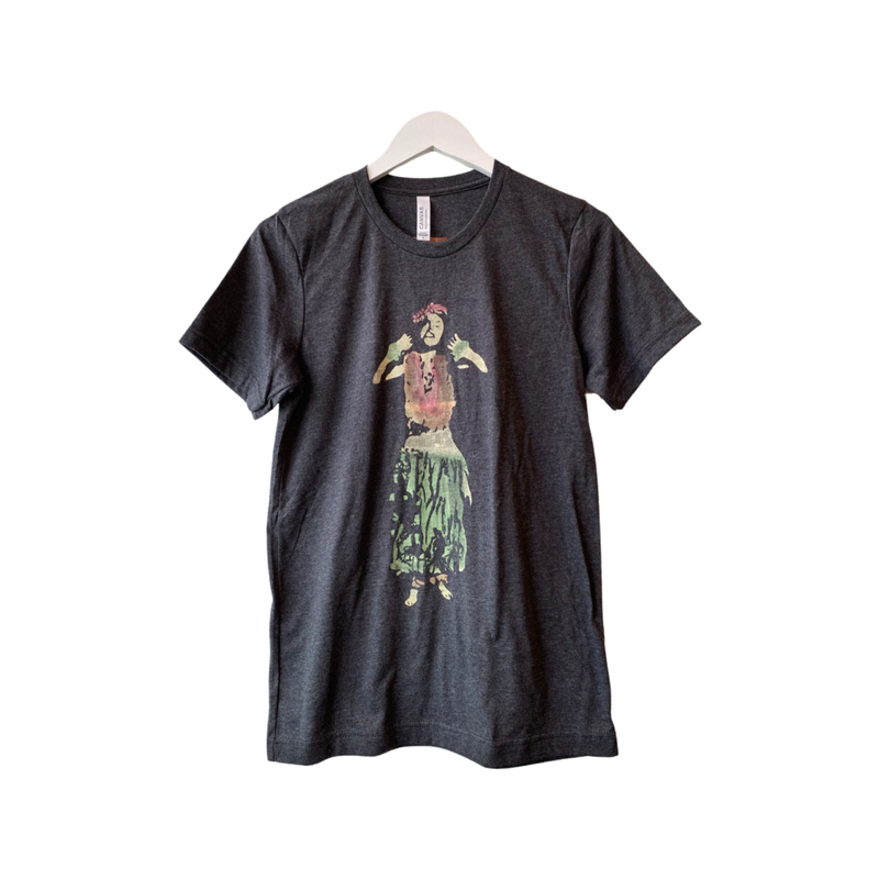 Hula Girl Men’s Tee in Charcoal