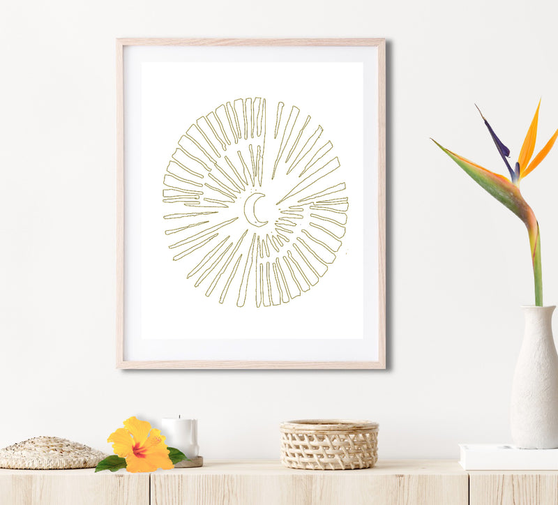 Opihi Matted Print