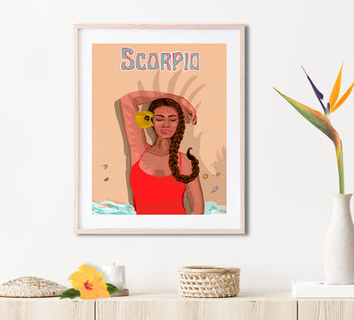 Scorpio Matted Print